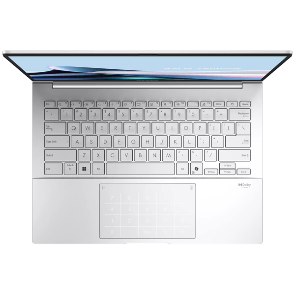 Notebook Asus UX3405CA-ST799W ZenBook 14, 14", Ultra 9-285H, 32GB, 1TB SSD, Integrated, W11H, Silver