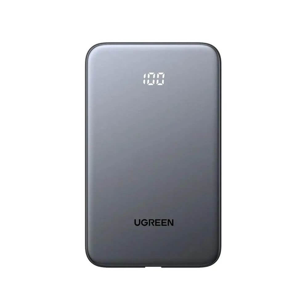 პორტატული დამტენი UGREEN PB526 (75161B), 10000mAh, 20W, Type-C, USB, Power Bank With Built-in Cable, Black