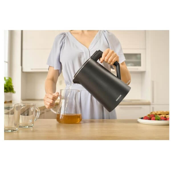 ელექტრო ჩაიდანი Sencor SWK 0551BK, 2200W, 1.7L, Electric Kettle, Black