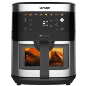 აეროგრილი Sencor SFR 9000SS, 1700W, 9L, Air Fryer, Black