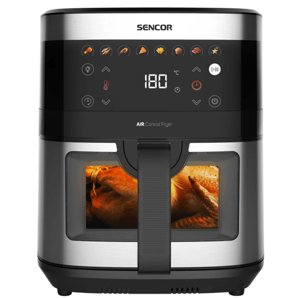 აეროგრილი Sencor SFR 9000SS, 1700W, 9L, Air Fryer, Black