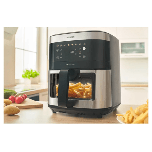 აეროგრილი Sencor SFR 9000SS, 1700W, 9L, Air Fryer, Black