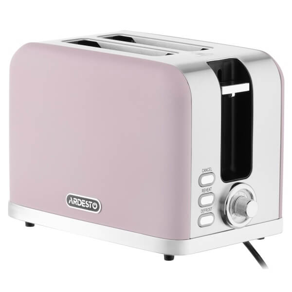  Toaster Ardesto T-F500L Lilac Dream, 800W, Purple/Silver