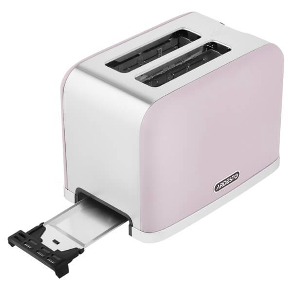  Toaster Ardesto T-F500L Lilac Dream, 800W, Purple/Silver