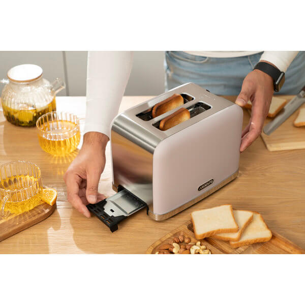  Toaster Ardesto T-F500L Lilac Dream, 800W, Purple/Silver