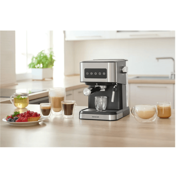 Coffee Machine Sencor SES 4020SS, 1050W, 1.5L, Silver