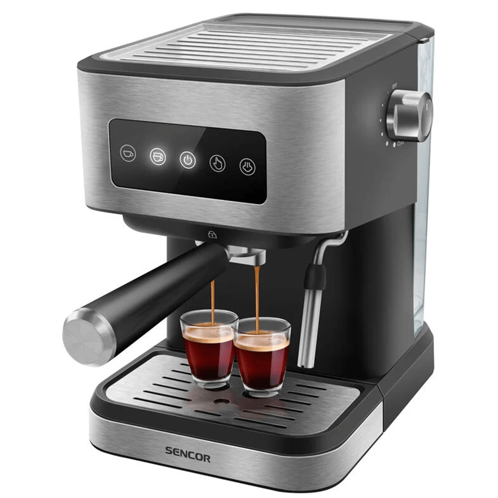 ყავის აპარატი Sencor SES 4020SS, 1050W, 1.5L, Coffee Machine, Silver