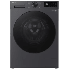 Washing Machine LG F2X5FYNY6.AEBQME3, 9Kg, 1200Rpm, 70dB, Black