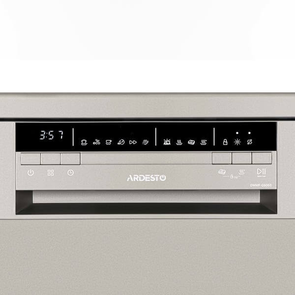 ჭურჭლის სარეცხი მანქანა Ardesto DWMF-G606S, A++, 49dB, Dishwasher, Silver