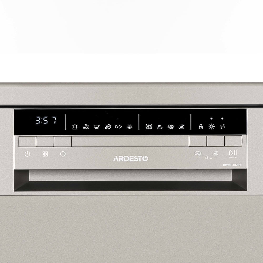 Dishwasher Ardesto DWMF-G606S, A++, 49dB, Silver
