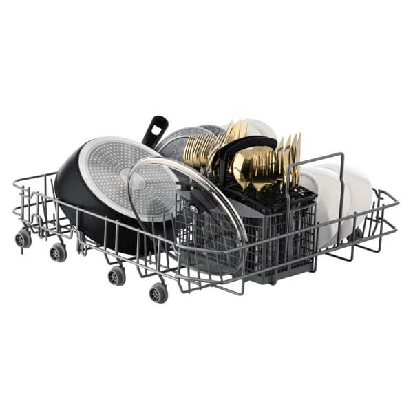 Dishwasher Ardesto DWMF-G605W, A++, 49dB, White