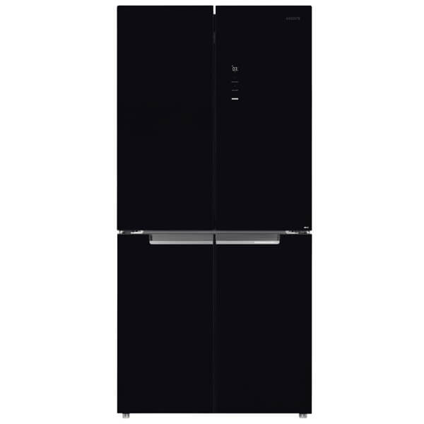 მაცივარი Ardesto DNF-M474GL177, 4674L, E, 35DB, No Frost, Refrigerator, Black Glass