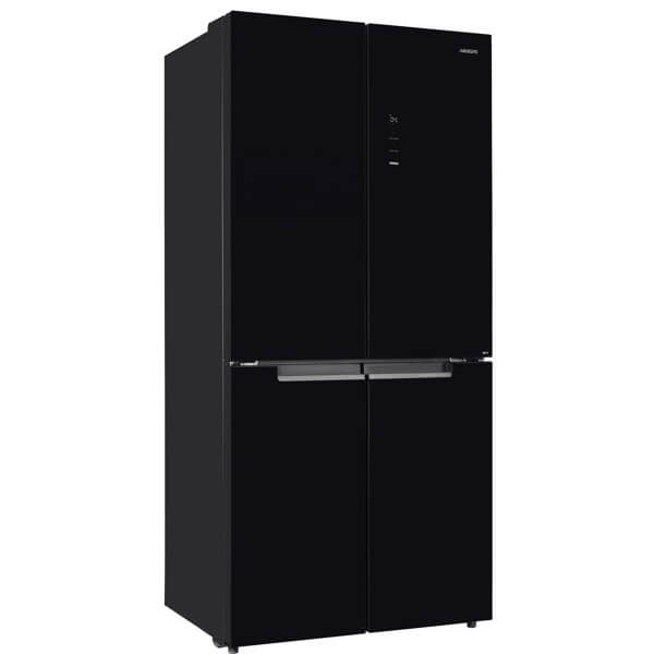 მაცივარი Ardesto DNF-M474GL177, 4674L, E, 35DB, No Frost, Refrigerator, Black Glass