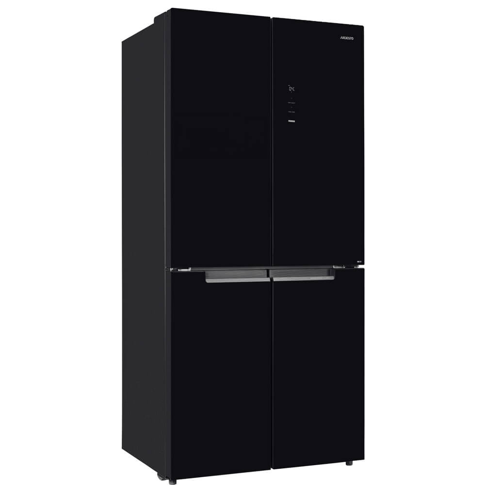 მაცივარი Ardesto DNF-M474GL177, 4674L, E, 35DB, No Frost, Refrigerator, Black Glass