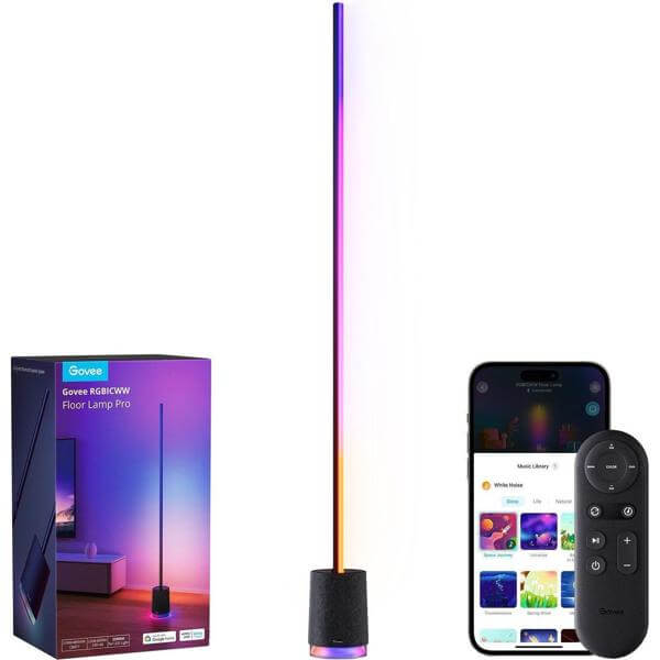 Floor Lamp Govee H6079312 Lyra, Bluetooth, WiFi, Black