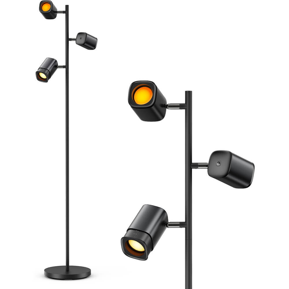 ტორშერი Govee H60B2311, Bluetooth, WiFi, Floor Lamp, Black