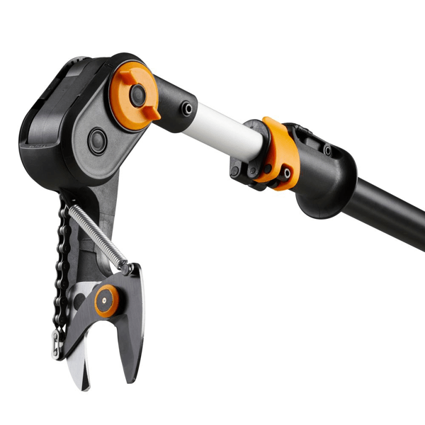აკუმულატორული როკსაჭრელი Fiskars eTree Pruner Bypass 1082340, Telescopic Cordless Pruner, Black