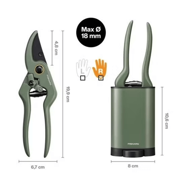 სეკატორი Fiskars 1075314, Secateur, Grey