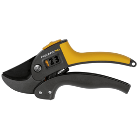 სეკატორი ხრახნული მექანიზმით Fiskars P83 1000575, Secateur, Black