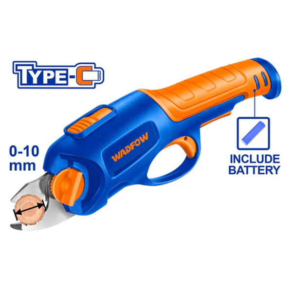 Electric Secateur Wadfow WJFP1504, 4V, Blue\Orange