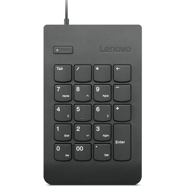 Numberpad Lenovo 4Y40R38905, Wired, USB, Black
