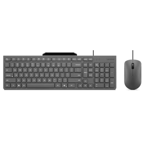 კლავიატურა+მაუსი Lenovo GX31R09790 310, Wired, USB, Keyboard and Mouse Combo, Grey