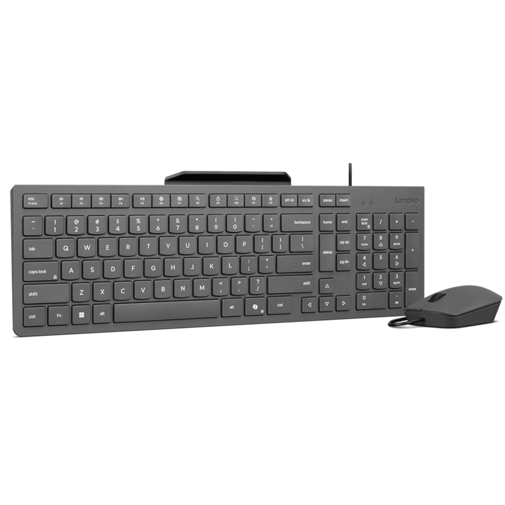 Keyboard and Mouse Combo Lenovo GX31R09790 310, Wired, USB, Grey