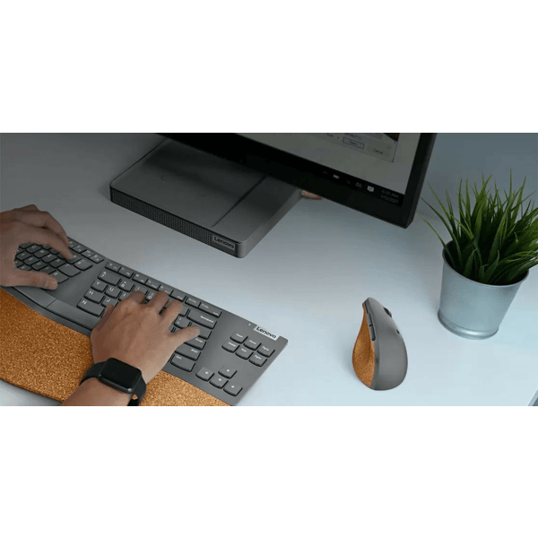Mouse Lenovo 4Y51C33792 Go, Wireless, USB, Grey