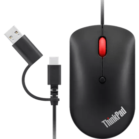 Mouse Lenovo 4Y51D20850 ThinkPad, Wired, Type-c, Black