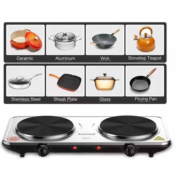 ელექტრო ქურა Sokany SK-5102, Electric Oven, Silver