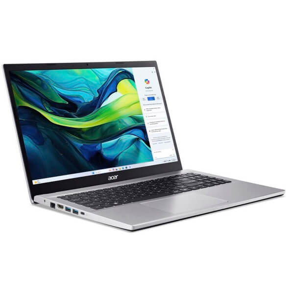 ნოუთბუქი Acer NX.J7XER.003 Aspire Go AG15-42P, 15.6", Ryzen 7-5825U, 16GB, 512GB, Integrated, Silver