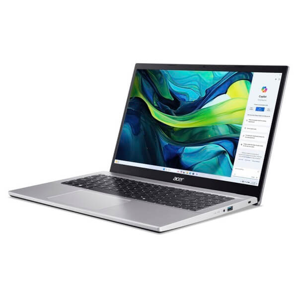 ნოუთბუქი Acer NX.J7XER.002 Aspire Go AG15-42P, 15.6", Ryzen 5-7430U, 16GB, 512GB SSD, Integrated, Silver