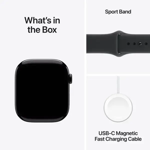 სმარტ საათი Apple MEQT4RK/A Watch Series 11, 1.7", Bluetooth, WIFI, IP6X, Smart Watch, Black