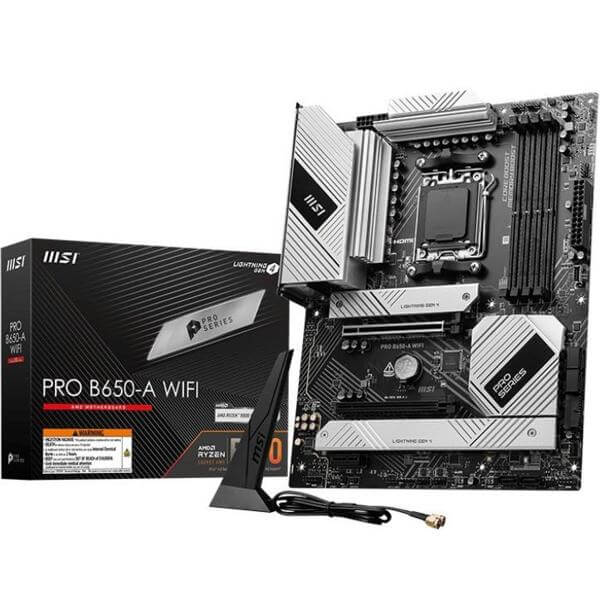 Motherboard MSI 911-7D75-013 PRO B650-A WIFI, AM5, DDR5, 192GB