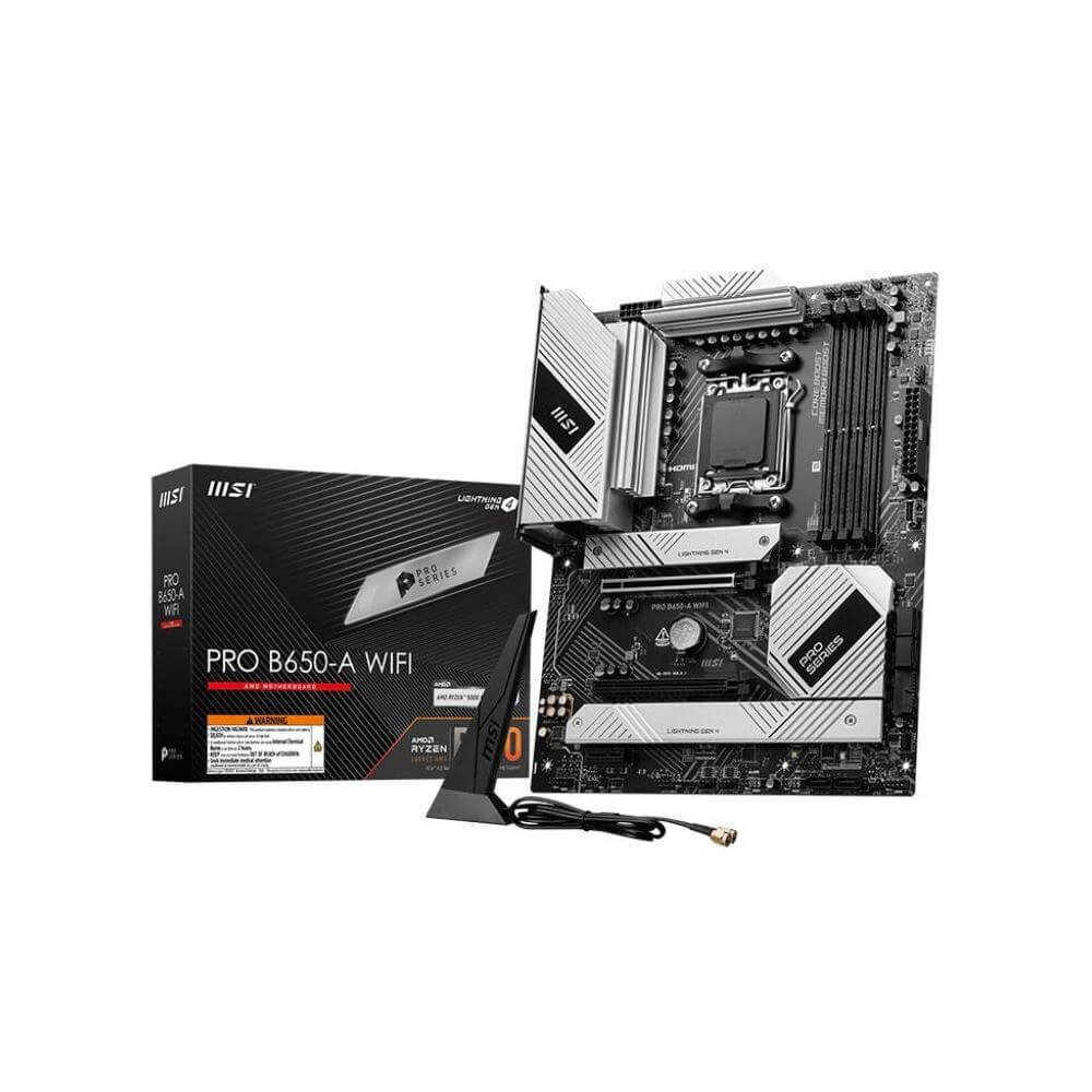 Motherboard MSI 911-7D75-013 PRO B650-A WIFI, AM5, DDR5, 192GB