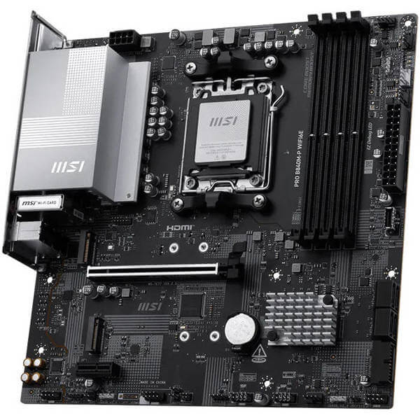 Motherboard MSI 911-7E77-002 PRO B840M-P WIFI6E, AM5, DDR5, 256GB