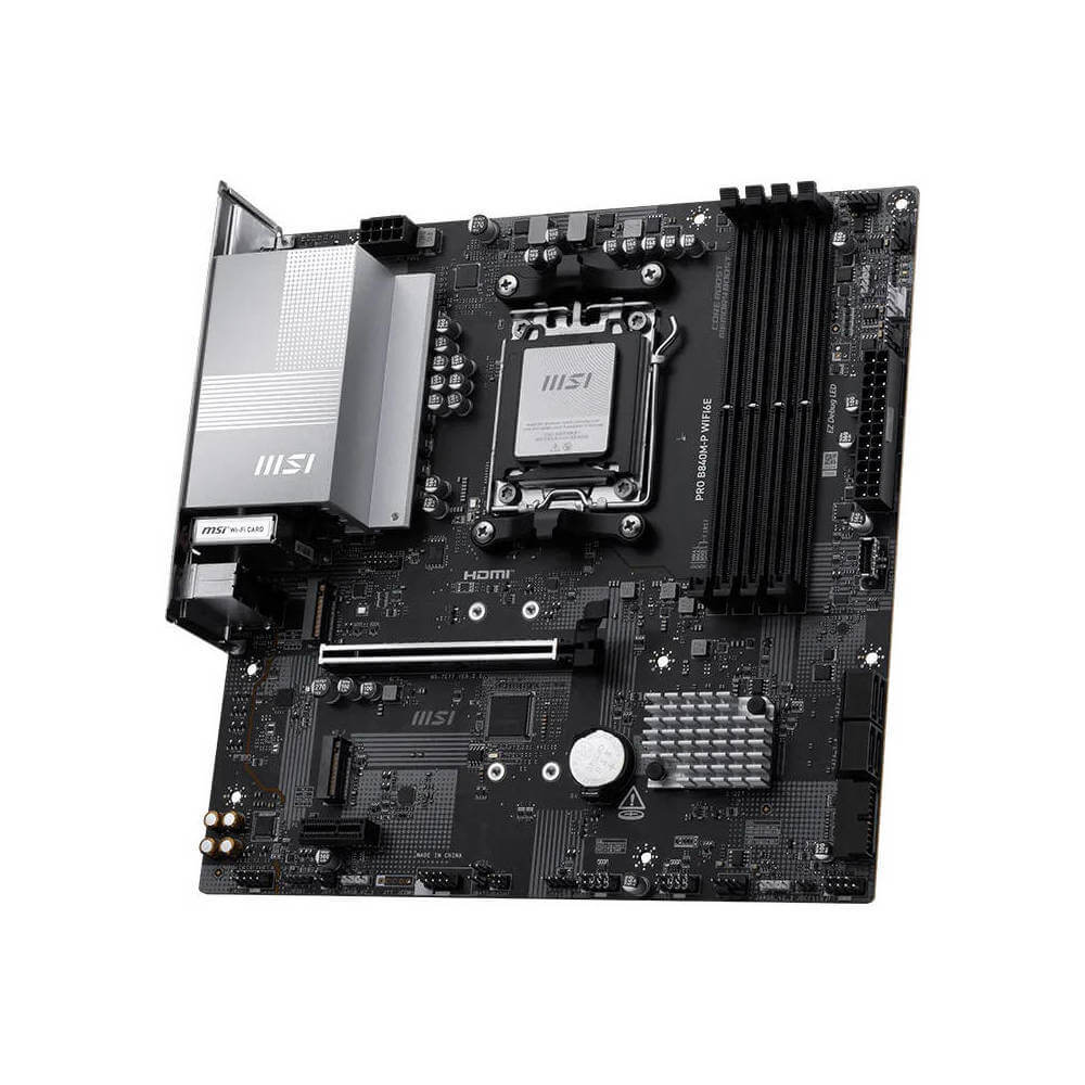Motherboard MSI 911-7E77-002 PRO B840M-P WIFI6E, AM5, DDR5, 256GB