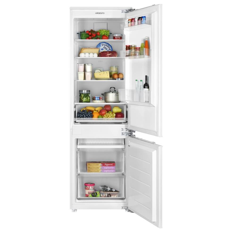ჩასაშენებელი მაცივარი Ardesto DNF-MBI177DD, 248L, A+, 41dB, NO FROST, Built-in Refrigerator, White