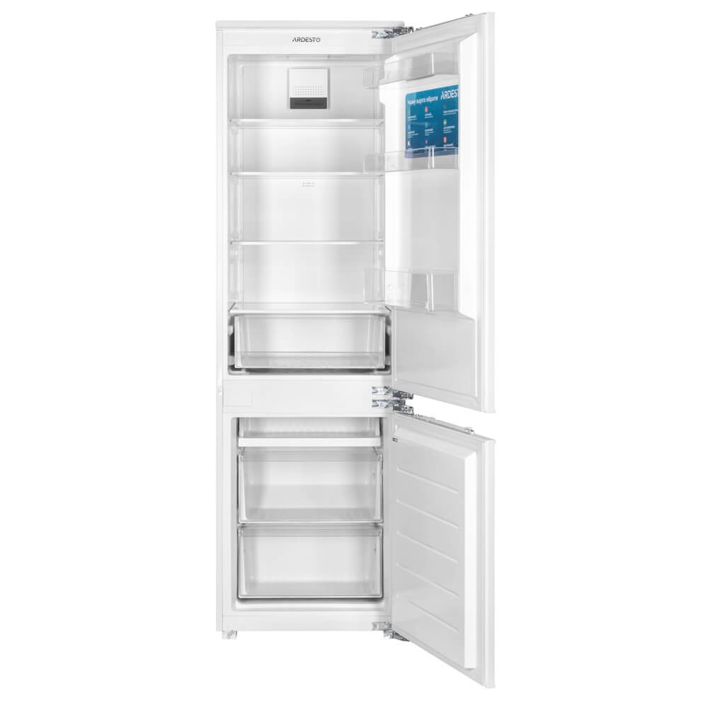 ჩასაშენებელი მაცივარი Ardesto DNF-MBI177DD, 248L, A+, 41dB, NO FROST, Built-in Refrigerator, White