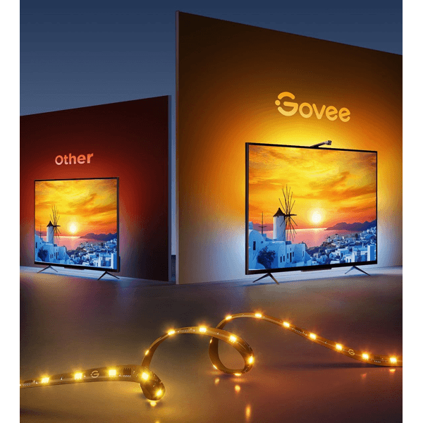 Adaptive Backlight Kit Govee H60993D2 TV Backlight 3 Lite, 75/85", WIFI, Bluetooth, Black