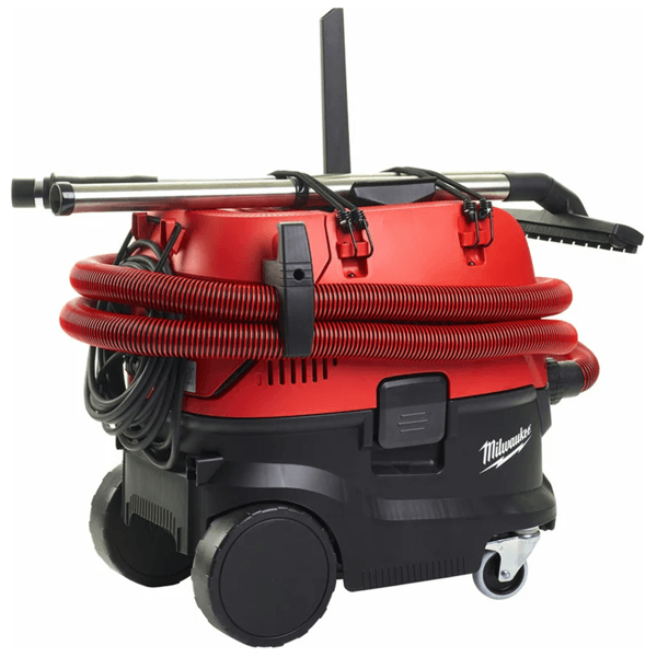 სამშენებლო მტვერსასრუტი Milwaukee 4933459411 AS-30LAC AC, 1200W, 30L, Construction Vacuum Cleaner, Red/Black