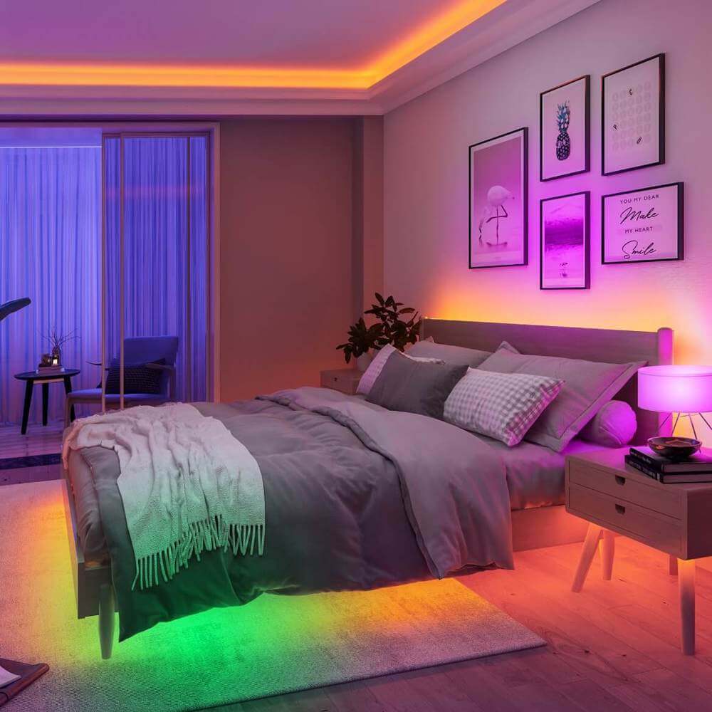 ჭკვიანი LED განათება Govee H612CCD1 Strip Light S, WIFI, Bluetooth, LED Strip Lights With Protective Coating, 10m, White