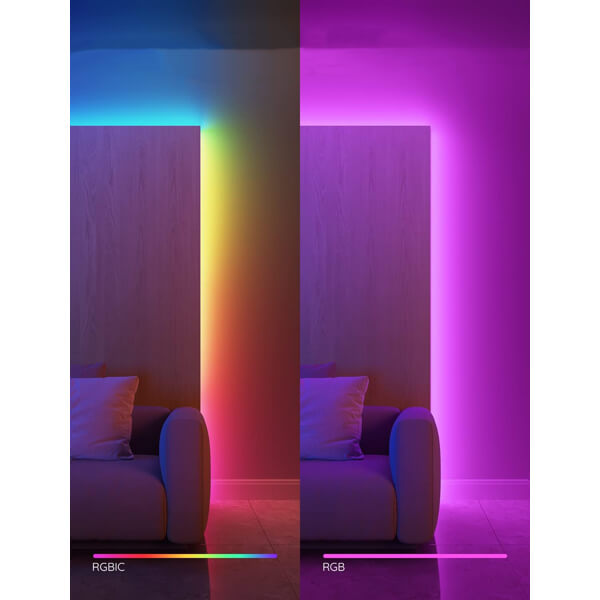 LED Strip Lights With Protective Coating Govee H612CCD1 Strip Light S, WIFI, Bluetooth, 10m, White
