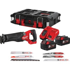 ელექტრო ხერხი Milwaukee 4933498242 M18FSZ100P-502P, 18V, Saw, Red/Black