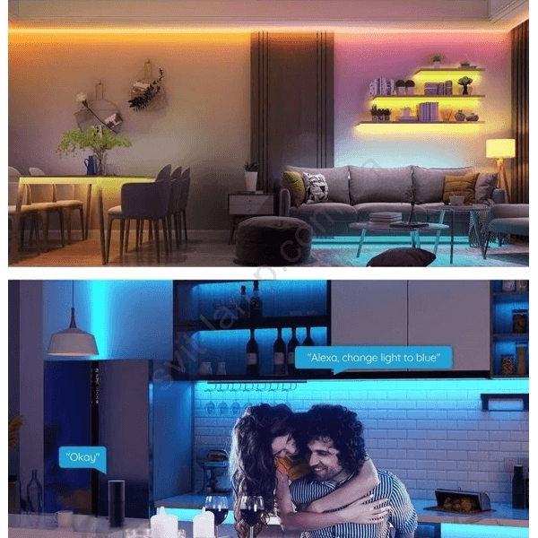 LED Strip Lights Govee H615A3A3, WiFi, Bluetooth, 5M, White