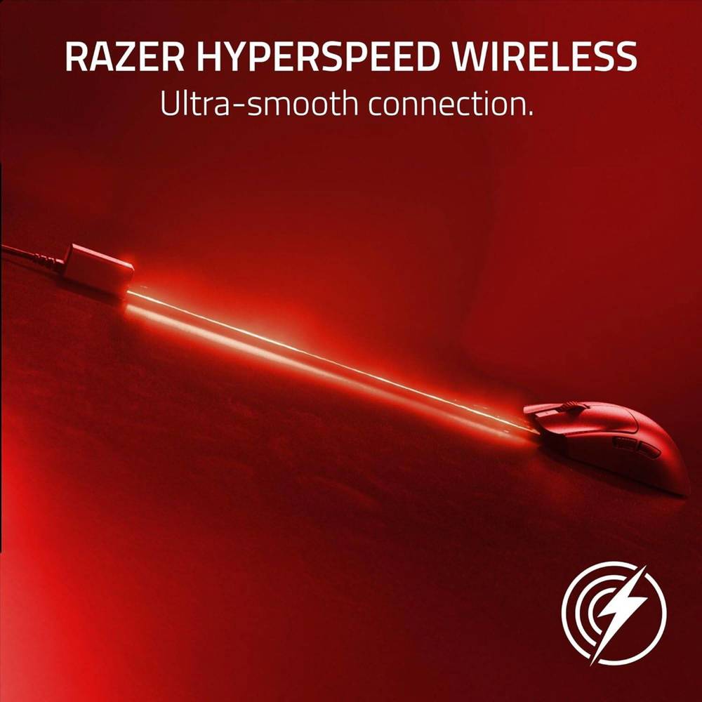 მაუსი Razer RZ01-05120500-R3M1 Viper V3 Pro Faker Edition, Wireless, Type-C, Gaming Mouse, Red