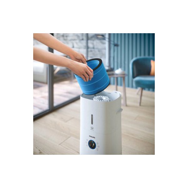 ჰაერის დამატენიანებელი Philips AC3737/10 Series 3000, 131m², 4L, Air Humidifier, White