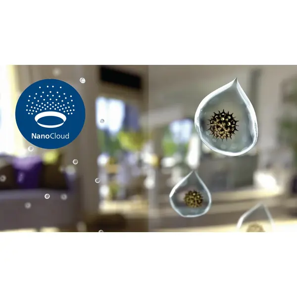 ჰაერის დამატენიანებელი Philips AC3737/10 Series 3000, 131m², 4L, Air Humidifier, White