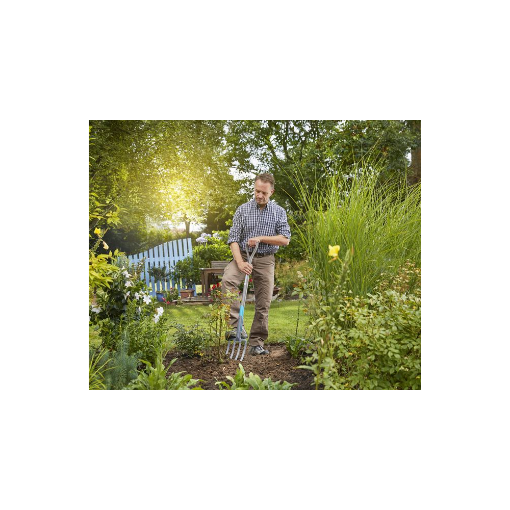 ფიწალი Gardena 11010822 NatureLine, Spading Fork, Grey