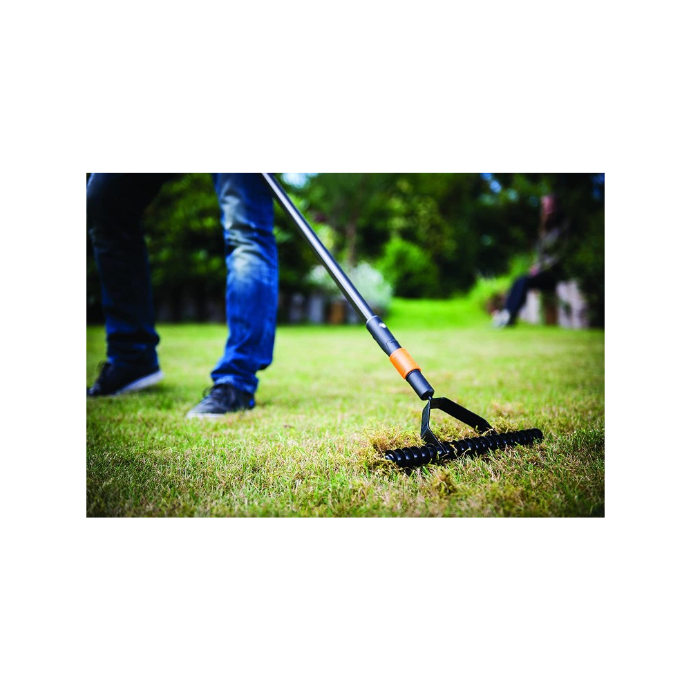 ფოცხი ტარის გარეშე Fiskars QuikFit 1000655, Rake, Black
